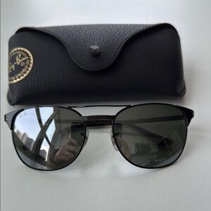 Ray-Ban Signet Black Sunglasses with Case